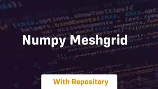 numpy meshgrid