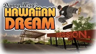 This Is How A SKATE 3 Map Looks in SESSION ( Danny Way's Hawaiian Dream )