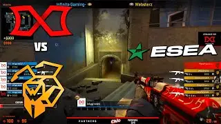 DERBY! | Infinite vs Websterz | ESEA Season 40 - EU - CSGO Advanced - HiGHLiGHTS | CSGO