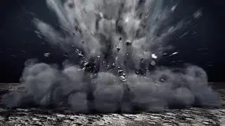 Ground Explosion Stock Motion Graphics