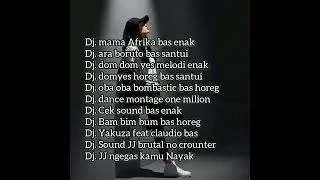 Dj terbaik bas horeg cocok buat karnaval enak buat  joget santui 2025