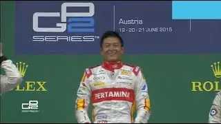 GP2 2015 Austria - Rio Haryanto Wins | Indonesia Wins