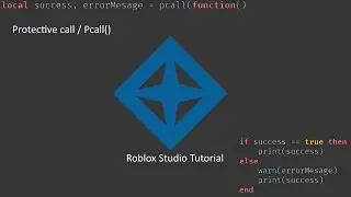 Pcall | Roblox Studio Tutorial