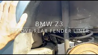 bmw z3 - rear fender liner