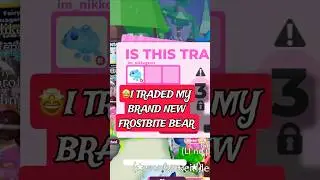 ❄️😱I Traded my Frostbite Bear for THIS?! WFL!? #adoptmeroblox #robloxadoptme #adoptme