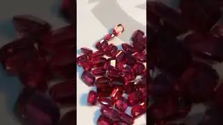 #memongems #RhodoliteGarnet #NaturalGarnet #GemstoneLot #LooseGems #CushionCut #JewelryMaking #Gems