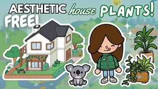 All FREE PLANTS Aesthetic Room Design in TOCA 💐 Toca Boca life 🏡Toca Family Fun