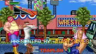 Knuckle Bash (Toaplan 1993)  Attract Mode 60fps