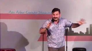 Mike Szar at the Ann Arbor Comedy Showcase