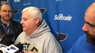 St. Louis Blues coach Ken Hitchcock discusses Ryan Reaves and recent losing skid