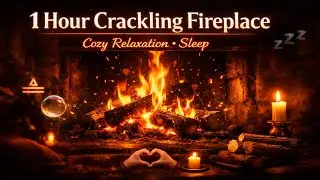 ASMR Crackling Fireplace for Deep Sleep 🔥 1 Hour &bull; Cozy Fire Sounds &bull; No Ads &bull; Relaxation ASMR