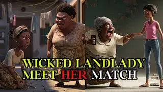 Evil Landlady meets her match  😂😂 #africanfolktales #storytime