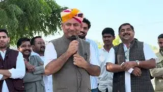शिव विधानसभा से पूर्व प्रत्याशी स्वरूप सिंह खारा का बाड़मेर महाभार में हुआ जोरदार स्वागत