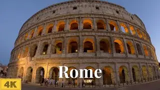 Rome Videos 4K | Relaxing Scenery | Calming Music | Aerial Nature Footage.