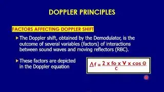 Doppler principles ,,,