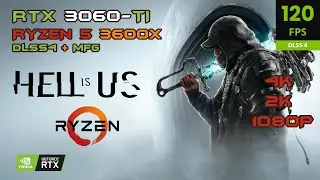 Hell Is Us | Max Settings | DLSS4 + FG + MFG | RTX 3060 Ti 8GB | 4K,1440p,1080p