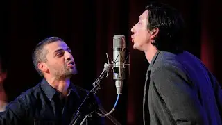 Oscar Isaac and Adam Driver performing Please Mr. Kennedy live