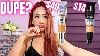 ELF CC CREAM VS. IT COSMETICS CC CREAM | FOUNDATION WEAR TEST