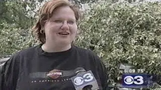 KYW CBS3/Weather Channel clips 6PM-7PM Tuesday September 23 2003 - Ewing NJ tornado