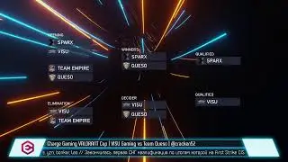 (RU) Charge Gaming Valorant Cup - Invitational #2 | VISU Gaming vs Team Queso - Group 2 | @cracken52