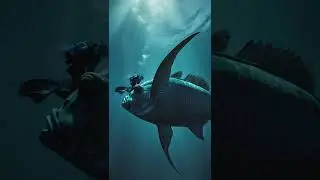 The Deep Encounter: When Curiosity Meets Terror #aquaticgiant #deepsea #creatureattack