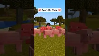 Лучший способ собрать свиные отбивные в Minecraft! #шорты