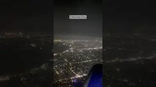 Night view of Chennai city #chennai #night #travel ##flight