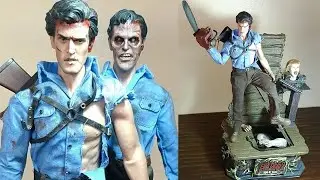 Ash Williams Evil Dead 2 Luxury Limited Sideshow Exclusive Deluxe 1/6 Scale Figure (Asmus Toys)