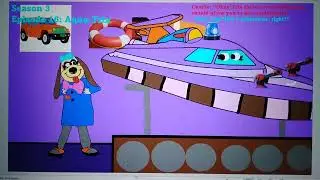 The banana split-wheels season 3 title card: Episode 16: Aqua-Trix