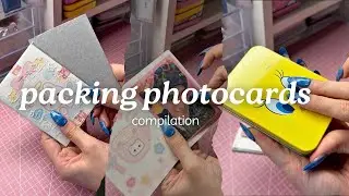 💖 Embalando kpop photocards [ASMR] (compilation) | taycardcaptor 