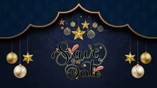 Wedding Invitation Video | save the date wedding invitation | wedding invitation | Fill & Blank