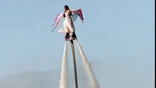 Mind-Blowing Jetpack Back Flip: Girls Push the Limits of&nbsp;Possibility!wetlook girljet pack