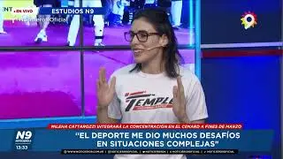 NOTICIERO 9 - Milena Cattarozzi convocada a Selección Nacional de Taekwondo Olímpico