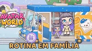 Jogando AVATAR WORLD - Rotina em família