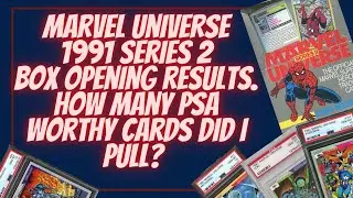 1991 Marvel Series 2 box opening results. How many PSA worthy cards did I pull?