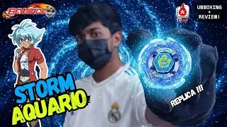 Storm Aquario - Unboxing & Review | Better than Storm Pegasus? | Bladeking Beys | Metal Mask