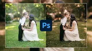 Moody Dark Green Orange Color Tone Preset |Free Preset| Photoshop Tutorial