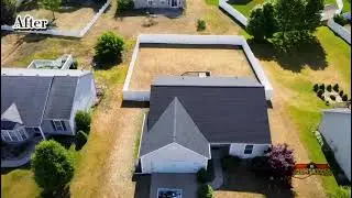 No Limit Roofing - Before & After Roof Replacement Drone Video