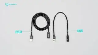 PHIXERO USB C Female to USB Male Adapter Cable 10ACM
