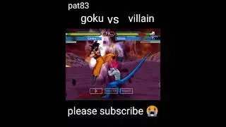 Goku vs villain 😈😨#shorts #youtubeindiashorts #trending #dragonball #shorts #shortvideo