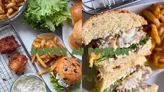 Fish Burger | Burger au poisson | sauce tartare maison | Recette d&eacute;taill&eacute;e et facile &agrave; faire 