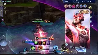 review skin Collector terbaru, Clint - Crimson Blast | Survival Mode | Mobile Legends