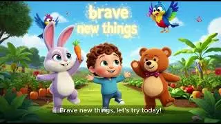 Brave New Things  @TinyTempoBeat   | Kids Song | Try New Foods!