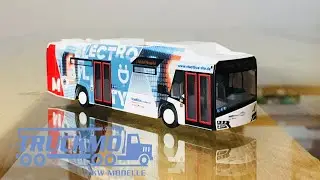 Stadtbus Schw&auml;bisch Hall Solaris Urbino 12 14 electric 73042 Rietze Bus-Modell TRUCKMO