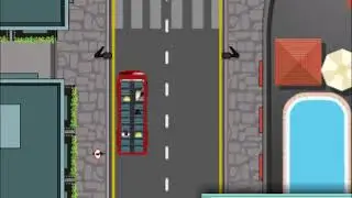 London Bus (Game-play) - Flash game theme