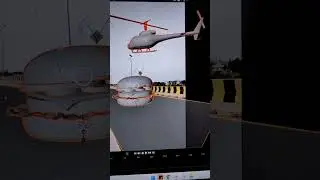 Burger CGI BTS in Blender 🍔🚁 | Day 2/100 | #youtubeshorts #blender3d #3d