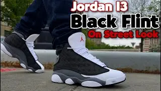 Jordan 13 Black Flint / Street On Feet