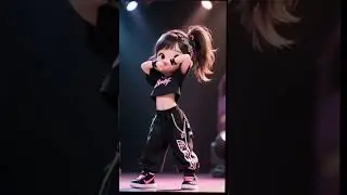 Cute Animated Character With Insane Dance Moves!