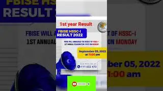 1st year result 2022 federal board | Fazal Academy Shorts | Shorts |