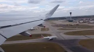 (HD) British Airways A320 SHARKLETS takeoff London Heathrow LHR EGLL